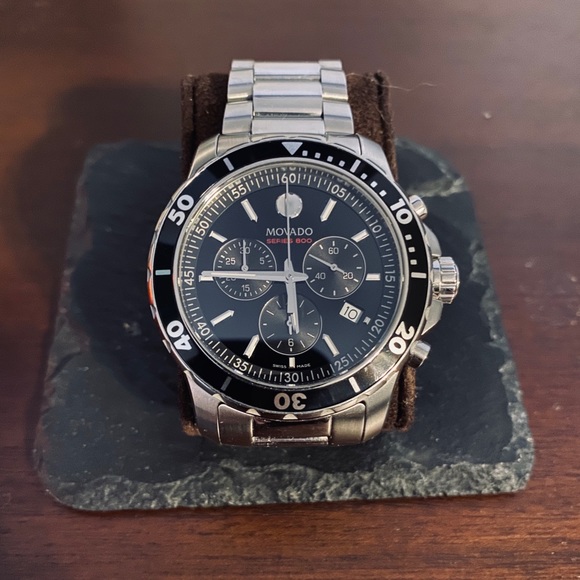 movado series 800 silver